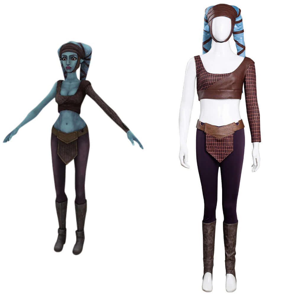 Star Wars Aayla Secura Cosplay Costume
