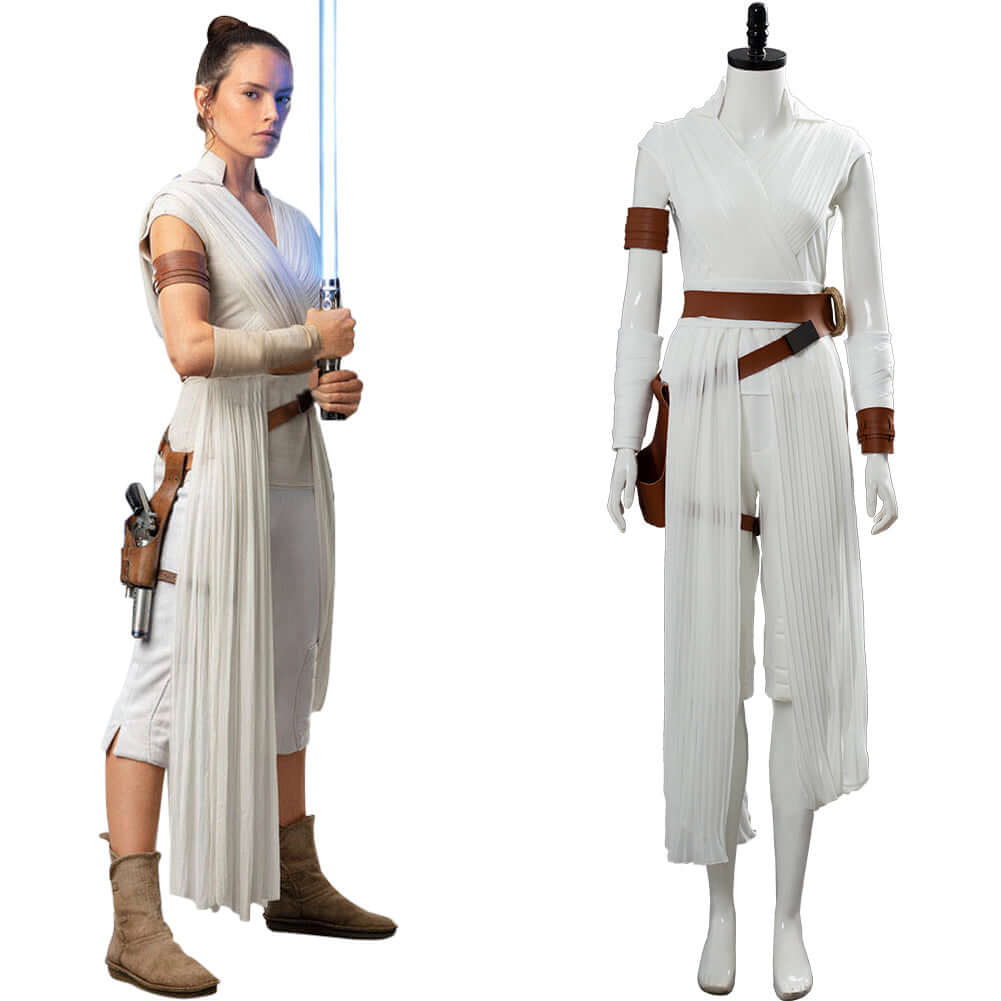 Star Wars 9 L’Ascension de Skywalker Rey Cosplay Costume Ver 2