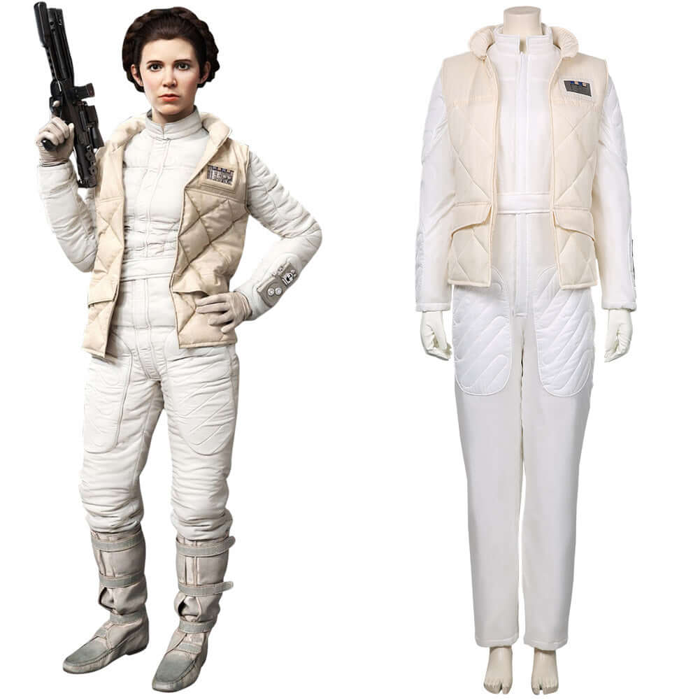 Star Wars Lea Organa Hoth Snowsuit Cosplay Costume