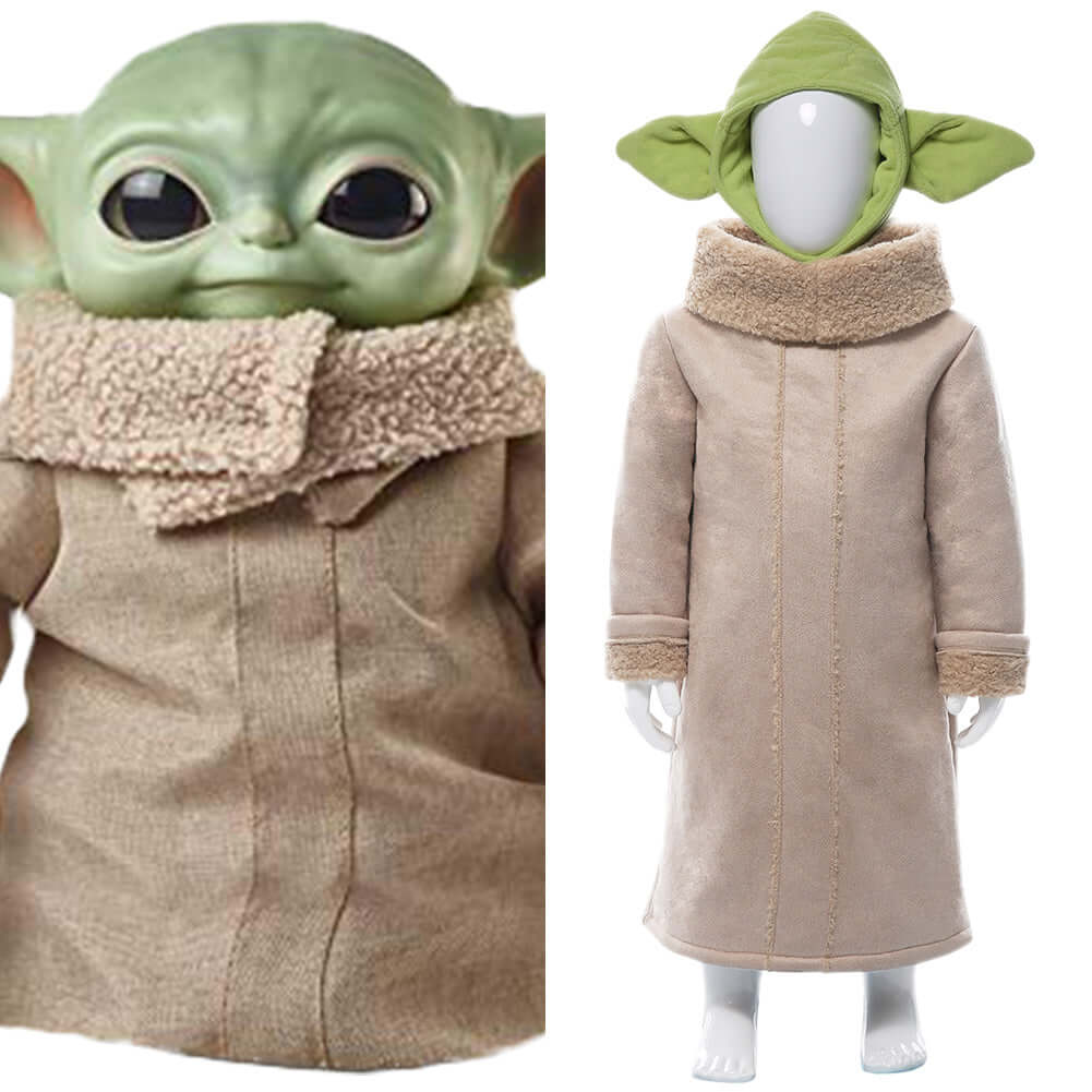 Star Wars The Mandalorian Baby Yoda Bébé Enfant Cosplay Costume