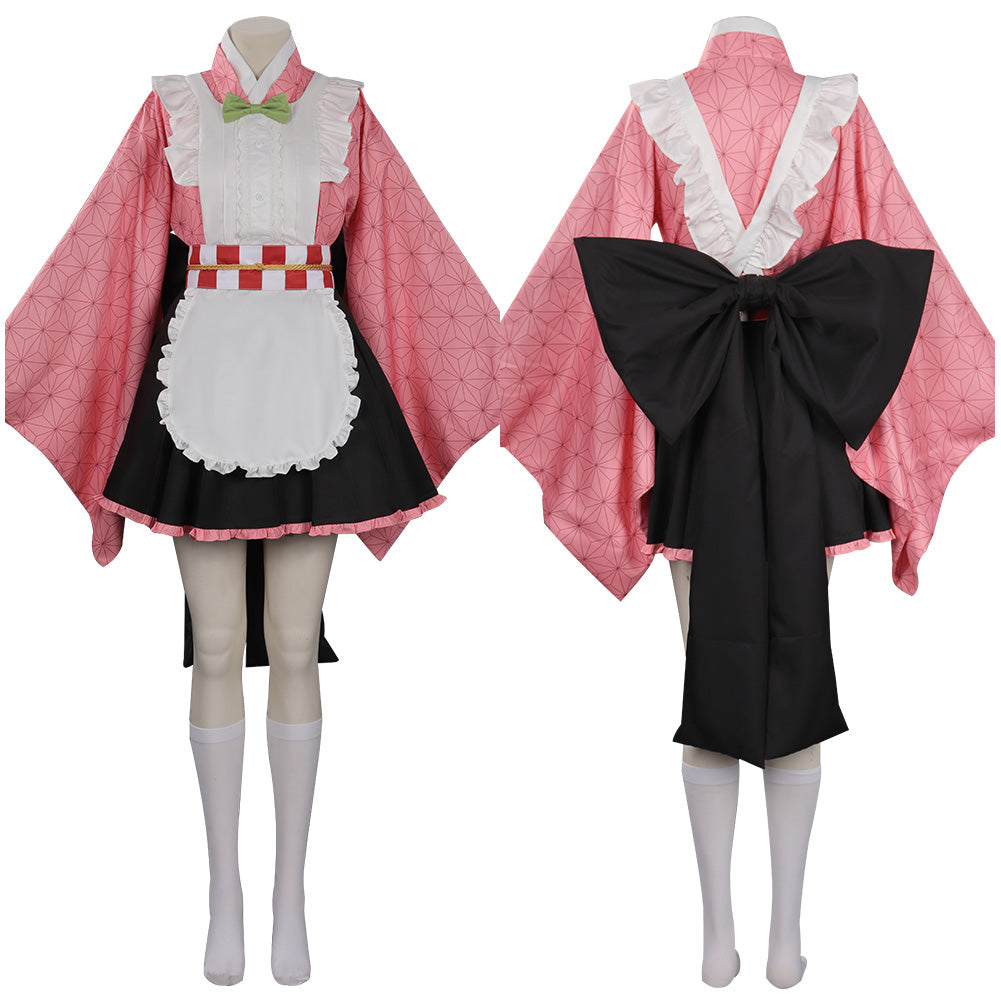 Kimetsu no Yaiba Kamado Nezuko Maids Cosplay Costume