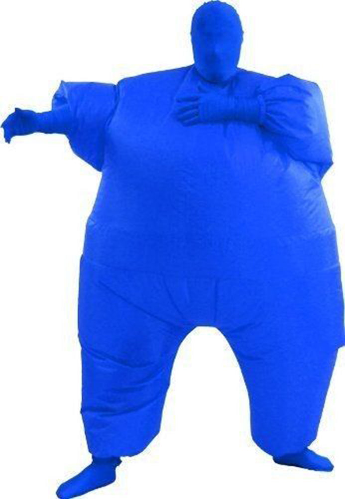 Gonflable Combinaison Taille d'Adulte Cosplay Costume Version Bleue