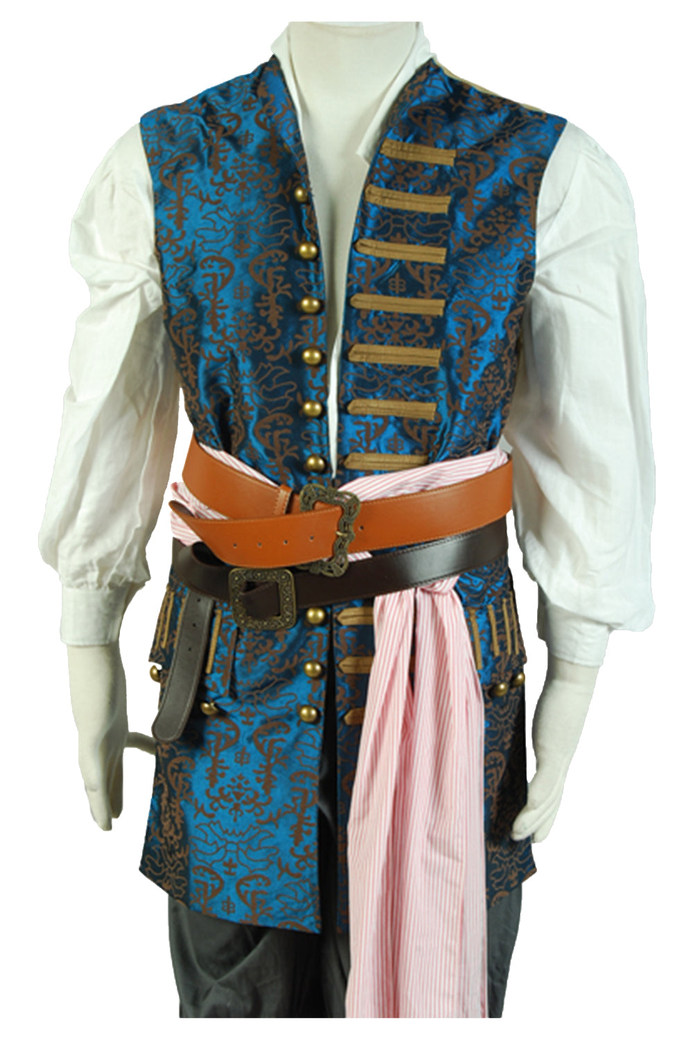 Pirates des Caraibes 4 Jack Sparrow Cosplay Costume