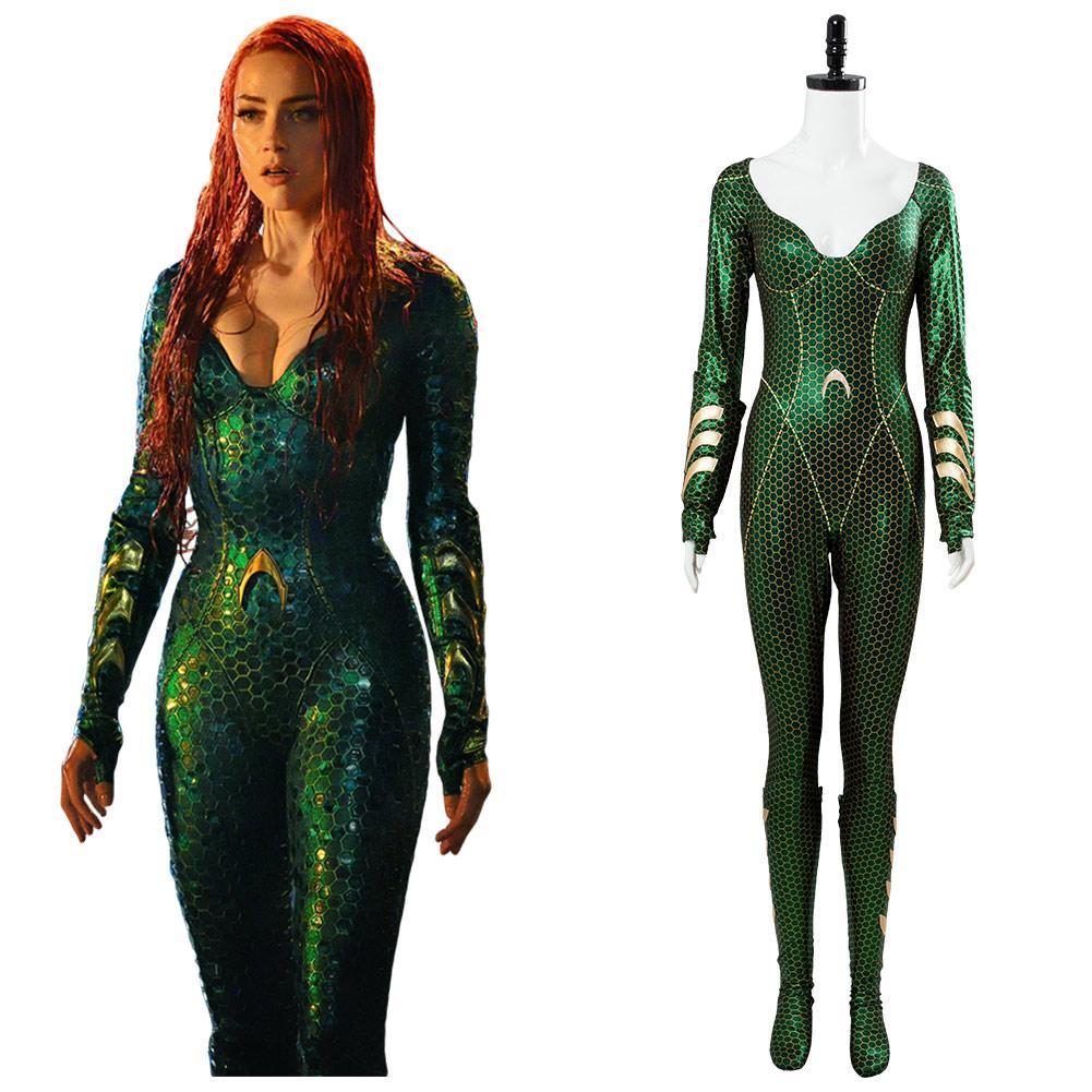 DC Aquaman Mera Combinaison Cosplay Costume