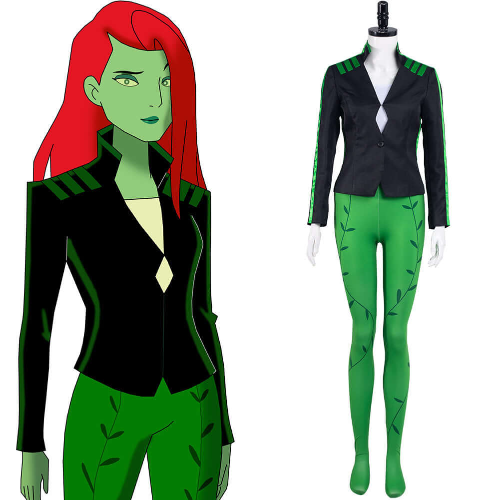 Harley Quinn Poison Ivy Cosplay Costume