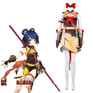 Genshin Impact Xiangling Cosplay Costume