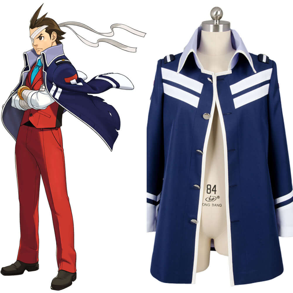 Gyakuten Saiban 4 Apollo Justice: Ace Attorney Polly Seulement Manteau Cosplay Costume