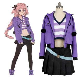 Fate/Apocrypha FA Rider Astolfo Robe Cosplay Costume