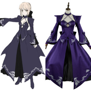 Fate Grand Order FGO Saber Alter Stage 3 Robe Cosplay Costume