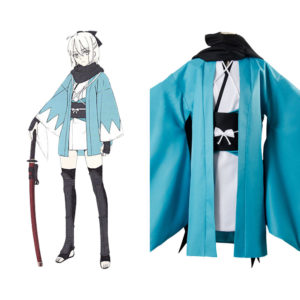 Fate Grand Order Sakura Saber Okita Soji Kimono Cosplay Costume