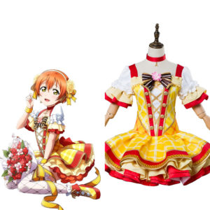 Love Live ! Lovelive Rin Hoshizora Robe de Bouquet Cosplay Costume