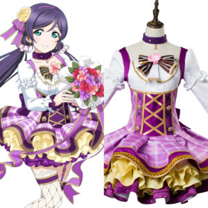 Love Live ! Lovelive Nozomi Tojo Robe de Bouquet Cosplay Costume