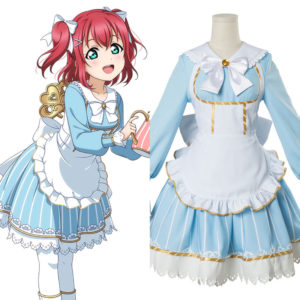 Love Live! Lovelive Ruby Kurosawa Aqours Alice In Wonderland Version Cosplay Costume