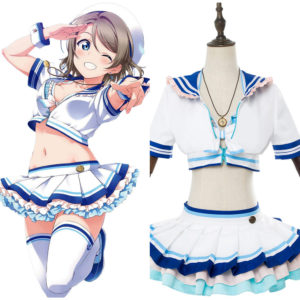 Lovelive Dengeki G's Magazine You Watanabe Cosplay Maillot de Bain