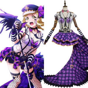 LoveLive Sunshine Mari Ohara Punk Rock Cosplay Costume