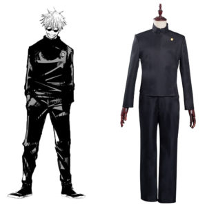 Jujutsu Kaisen Gojo Satoru Jeune Uniforme l’École d’Exorcisme Cosplay Costume