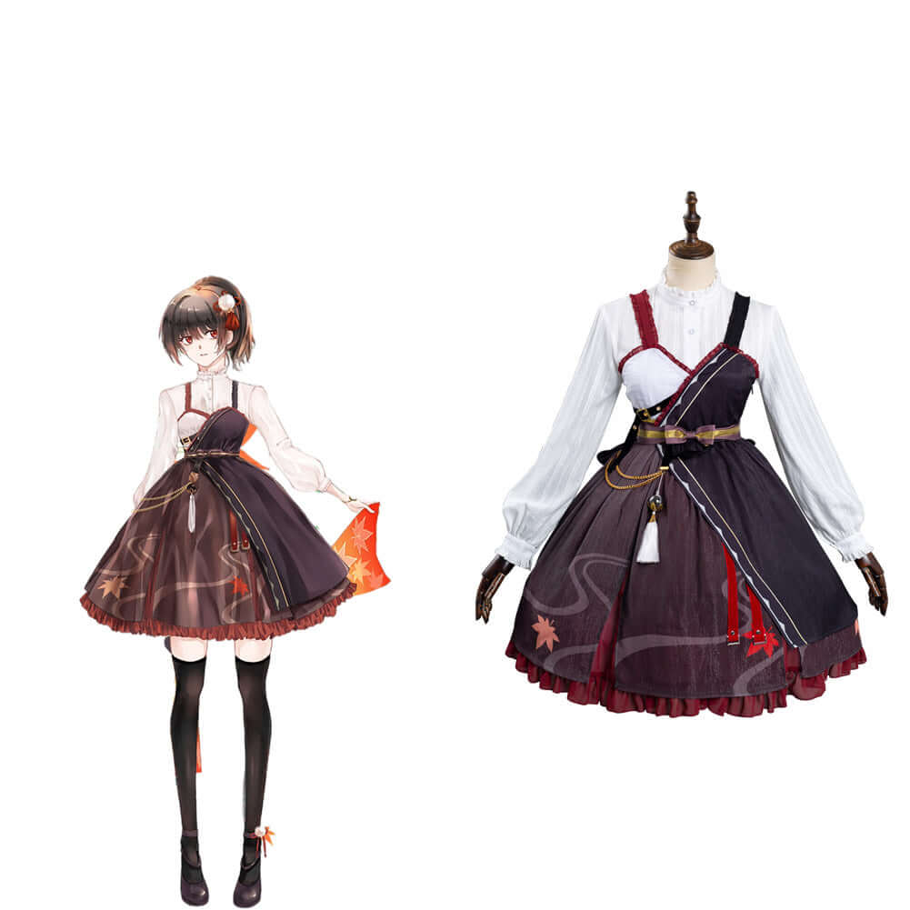 Genshin Impact Kazuha Lolita Cosplay Costume Design Original - Cossky