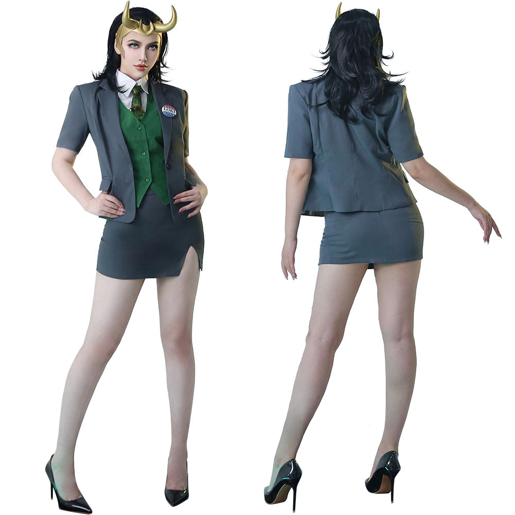 2021 TV Loki Loki Femme Version Cosplay Costume Design Original - Cossky