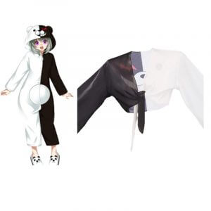 Danganronpa Monokuma Maillot de Bain Cape Cosplay Costume-Cossky
