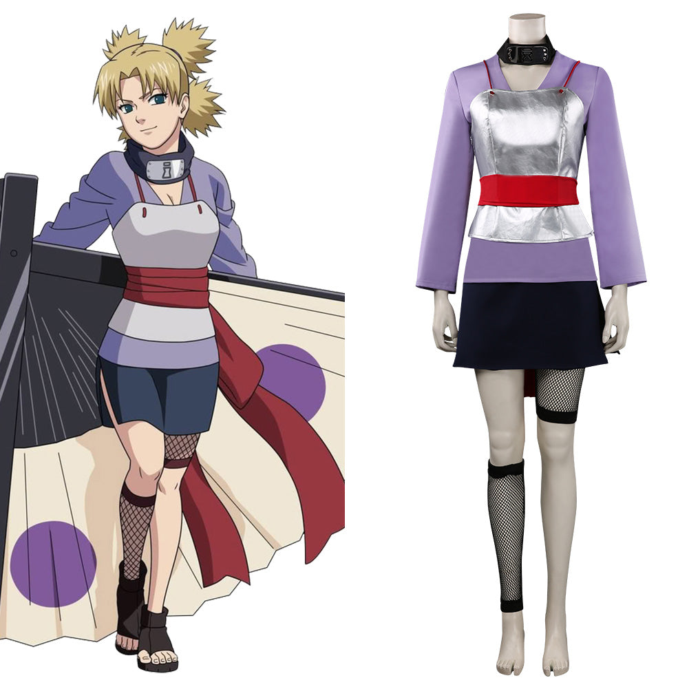 Naruto Temari Uniforme Cosplay Costume