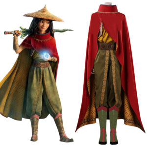 Raya et le Dernier Dragon Raya Adulte V2 Cosplay Costume