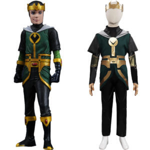 Enfant Loki Costume TV Loki Cosplay Costume Carnival Halloween