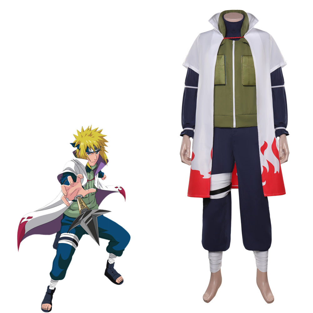 Naruto Namikaze Minato Uniform Cosplay Costume