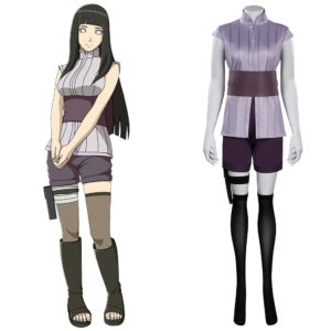 Naruto Shippuden Hyūga Hinata Uniform Cosplay Costume