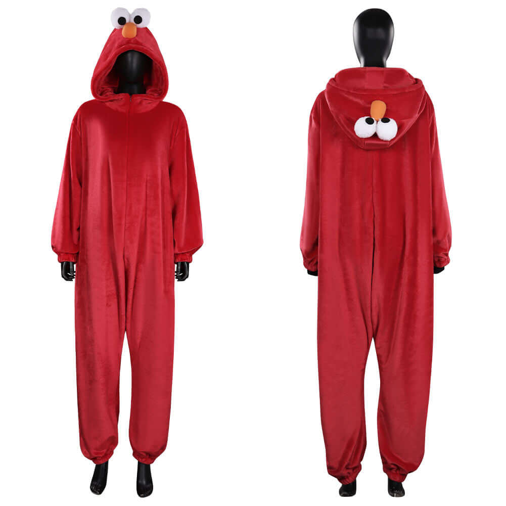 Sesame Street Elmo Rouge Pyjama Cosplay Costume - Cossky