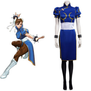 Street Fighter SF Chun-Li Cosplay Costume