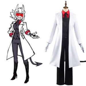 Helltaker Azazel Loremaster Cosplay Costume