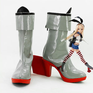 Kantai Collection Destroyer Japonais Shimakaze Botte Cosplay Chaussures