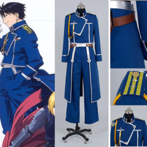 FullMetal Alchemist Roy Mustang Uniforme Cosplay Costume