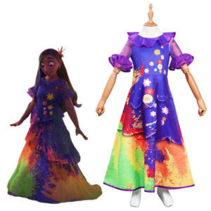 Enfant Film Encanto Isabella Robe Cosplay Costume