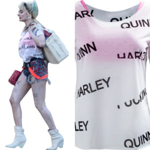 Birds of Prey Harley Quinn Tee-shirt Cosplay Costume
