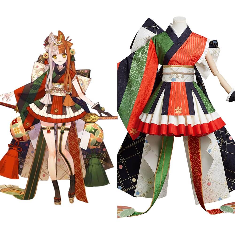 Fate/Grand Order Caster Izumo no Okuni Cosplay Costume