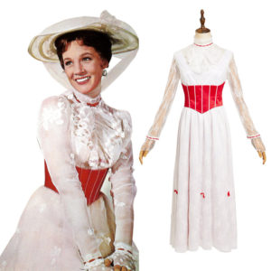 Mary Poppins 1964 Mary Poppins Cosplay Costume