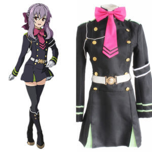 Seraph of the End Hiiragi Shinoa Cosplay Costume