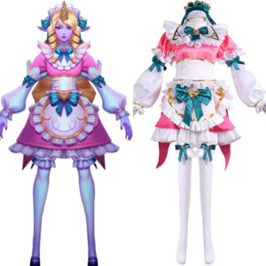 LOL League of Legends Soraka Unifroms Cosplay Costume