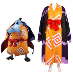 One Piece TV Jinbe Kimono Cosplay Costume