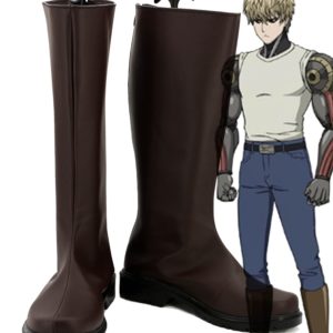 One Punch Man Demon Cyborg Genos Cosplay Chaussures
