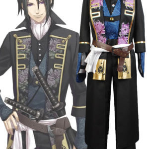 Hakuoki Toshizo Hijikata Escrimeur Uniforme Cosplay Costume