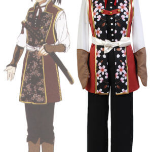 Hakuoki Chizuru Yukimura Escrimeur Uniforme Cosplay Costume