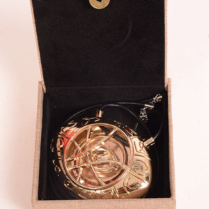 Doctor Strange Dr.Stephen Eye of Agamotto Amulet Pendant Necklace Bronze Cosplay Prop