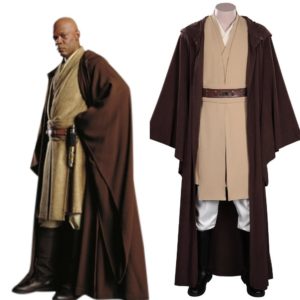 Star Wars Mace Windu Cosplay Costume Sets