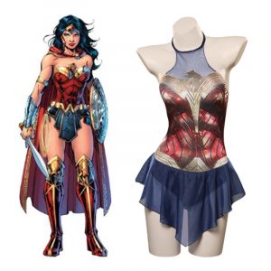 Wonder Woman Diana Maillot De Bain Cosplay Costume - Cossky