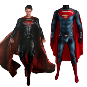 DC Superman L'homme d'acier Combinaison Uniforme Cosplay Costume