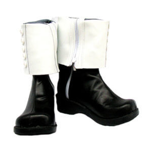 Soul Eater Crona Cosplay Chaussures Noires et Blancs