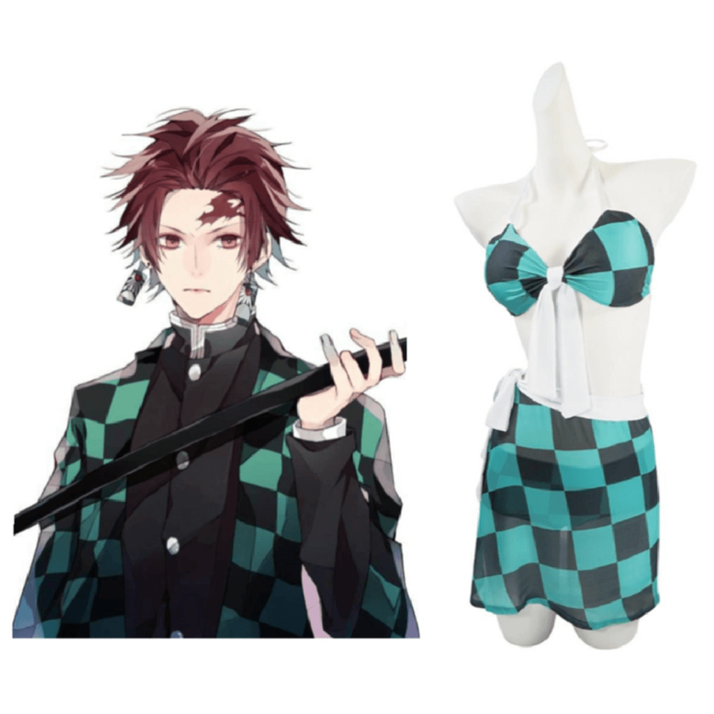 Demon Slayer: Kimetsu no Yaiba Kamado Tanjirou Maillot de Bain Bikini