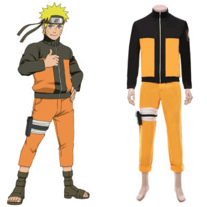 Naruto Shippuden Uzumaki Naruto Adulte Cosplay Costume Version 2